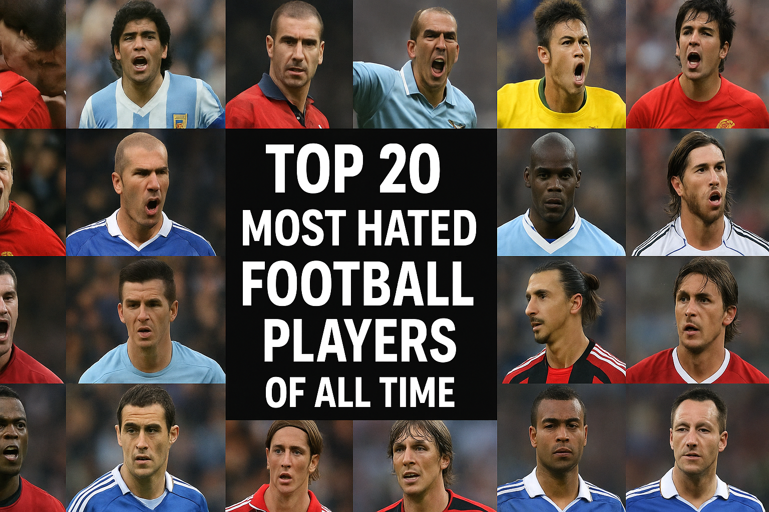 The Top 20 Most Hated Football Players of All Time